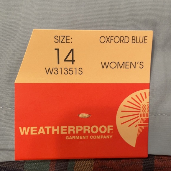 Weatherproof Garment Company Blue Sz 14 “ Coastal Grandmother “ style - Picture 3 of 5